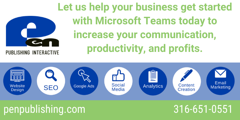 Pen Publishing Interactive can help your business get started with Microsoft 365 and Microsoft Teams. We have all your online business solutions and business collaboration basics in one place.