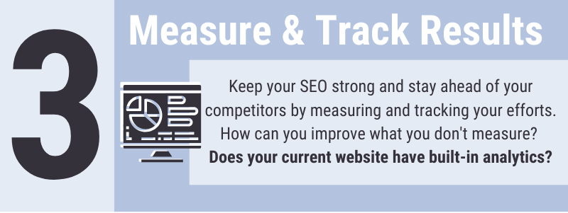 Measuring your website's SEO and staying on top of your analytics is important for your website's success. You need good website design and the analytics to back it up if you want to succeed online and grow your Wichita business.
