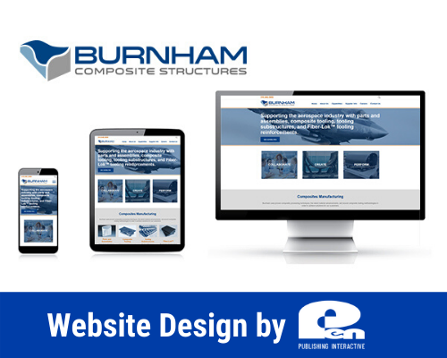 Website Design by Pen Publishing Interactive for Burnham Composit Structures