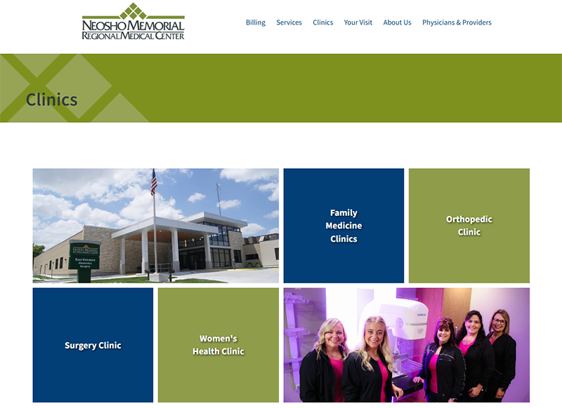 Parent Page Menu